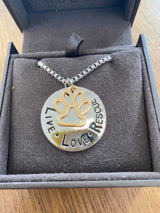 Necklace Paw Print